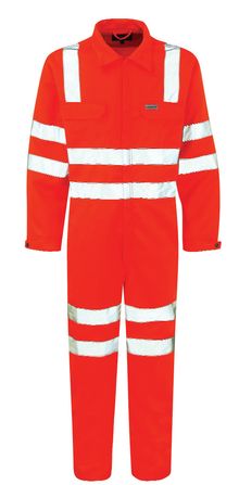 Railway Specification High Visibility Polycotton Coverall