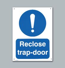 Reclose trap-door