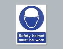 Safety Helmet Must Be Worn