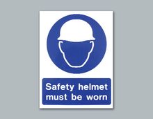 Safety Helmet Must Be Worn