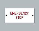 Buy Online - Self Adhesive Emergency Stop (red)
