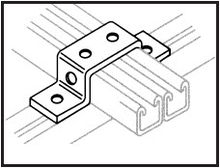 Side To Side Channel Bracket - 6 Holes