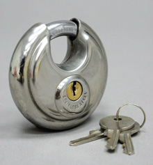 Stainless Steel Disc Padlock