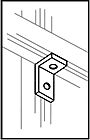 Buy Online - Standard L-Bracket - 1:1 Holes