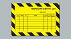 Buy Online - Temporary Shorting List Label