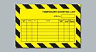 Buy Online - Temporary Shorting List Label