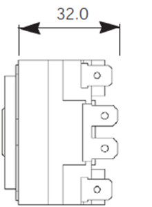 US91 Compact 2 Round Push Bodies Single Illumination