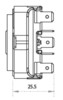 US91 Compact 3 Round Push Bodies Single Illumination