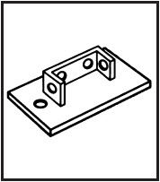 Vertical Support Plate - 3 Sided