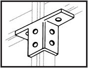 Vertical 'T' Support Bracket