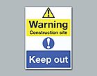 Buy Online - Warning Construction Site