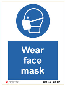 Wear Face Masks virus control